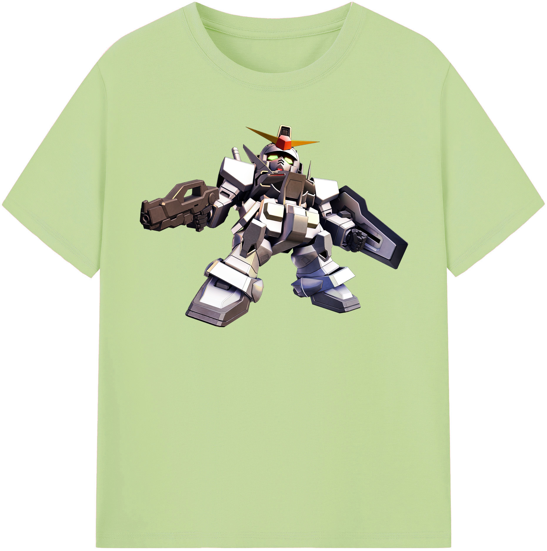 （画像用） 機動戦士ガンダム Mobile Suit Gundam 綿100％半袖Tシャツ（フロントプリント）